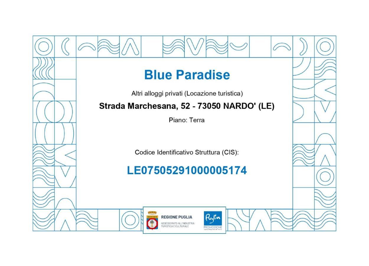 Blue Paradise Santa Maria al Bagno Exterior foto